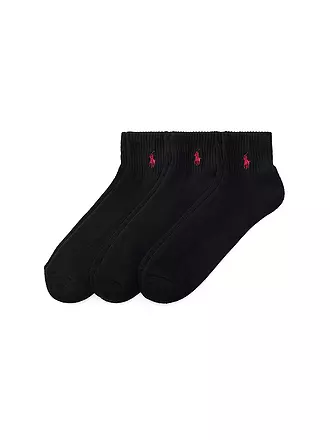 POLO RALPH LAUREN | Sneaker Socken 3er Pkg black | 